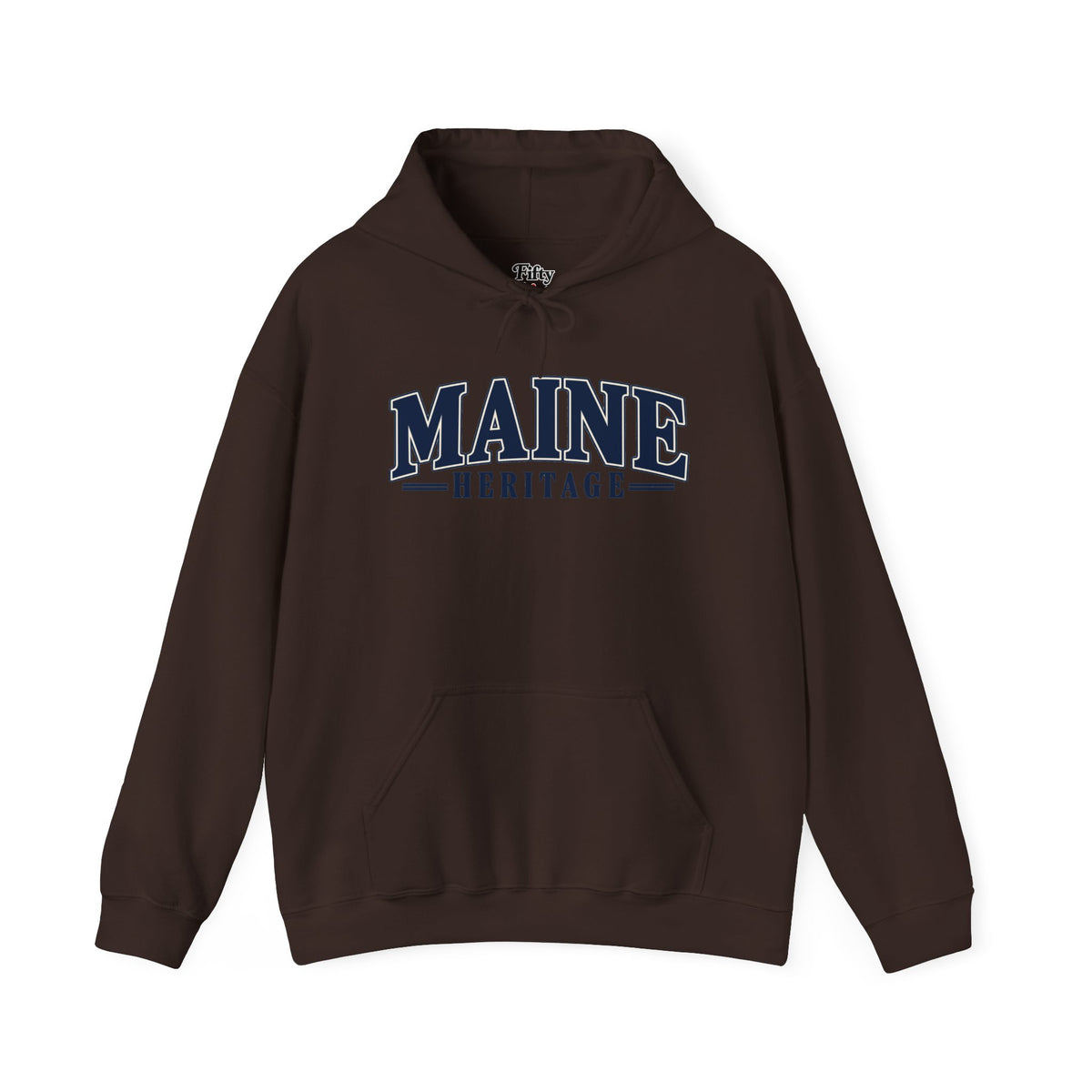Maine Heritage Unisex Hoodie State Name Graphic