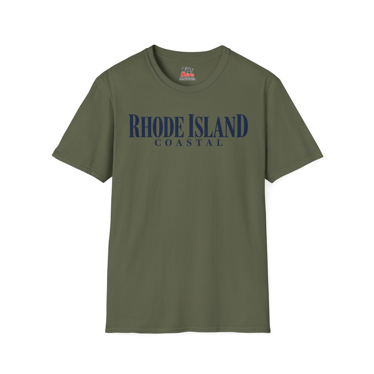 Rhode Island Coastal Unisex Softstyle T Shirt State Name Graphic Tee