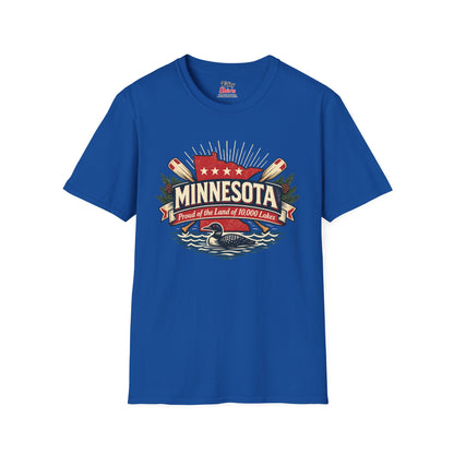 Minnesota State Pride Unisex Softstyle T Shirt State Pride Graphic Tee Collections FS03