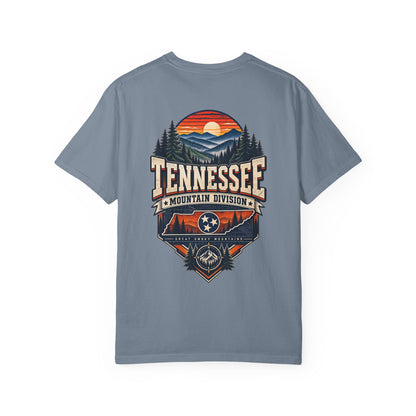 Tennessee Mountain Division Unisex Comfort Color 1717 Streetwear Graphic Tee