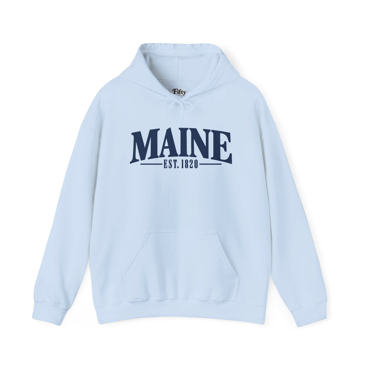 Maine Est 1820 Unisex Hoodie State Name Graphic