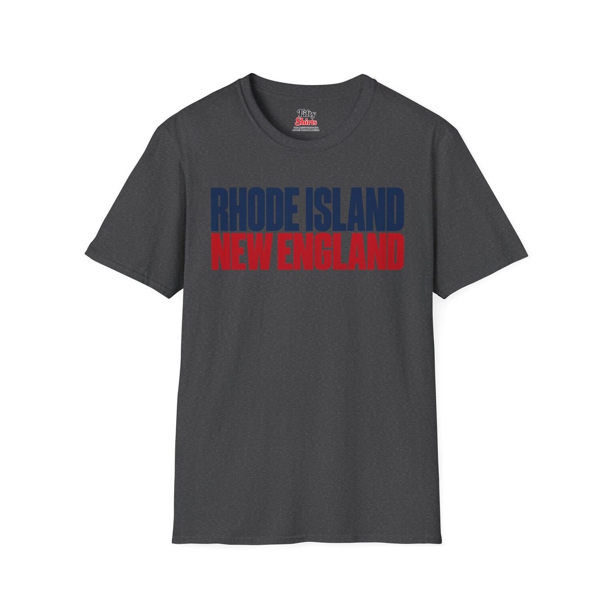 Rhode Island New England Unisex Softstyle T Shirt State Name Graphic Tee