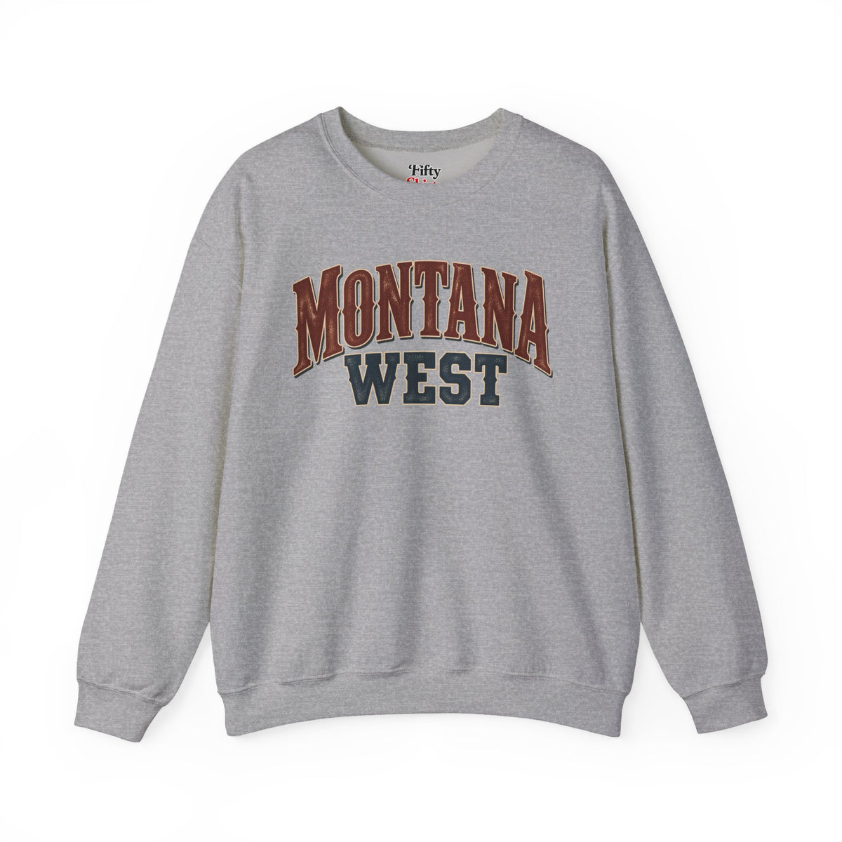 Montana West Unisex Crewneck Sweatshirt State Name Graphic
