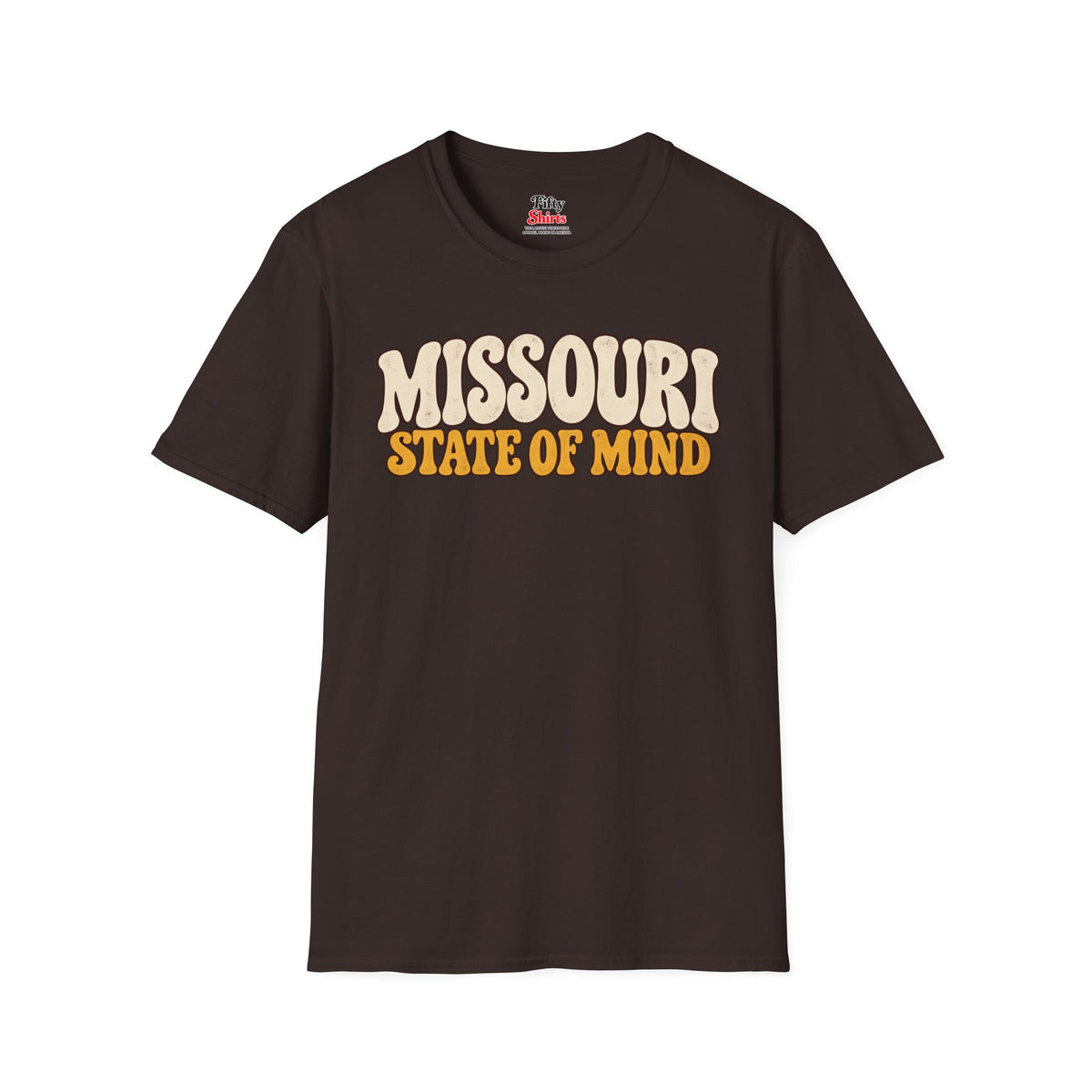 Missouri State of Mind Unisex Softstyle T Shirt State Name Graphic Tee