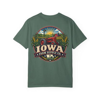 Iowa Farm Supply Co Unisex Comfort Color 1717 Streetwear Graphic Tee
