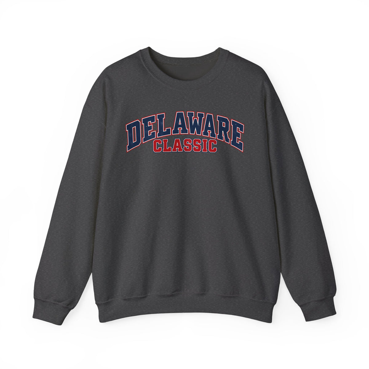 Delaware Classic Unisex Crewneck Sweatshirt State Name Graphic