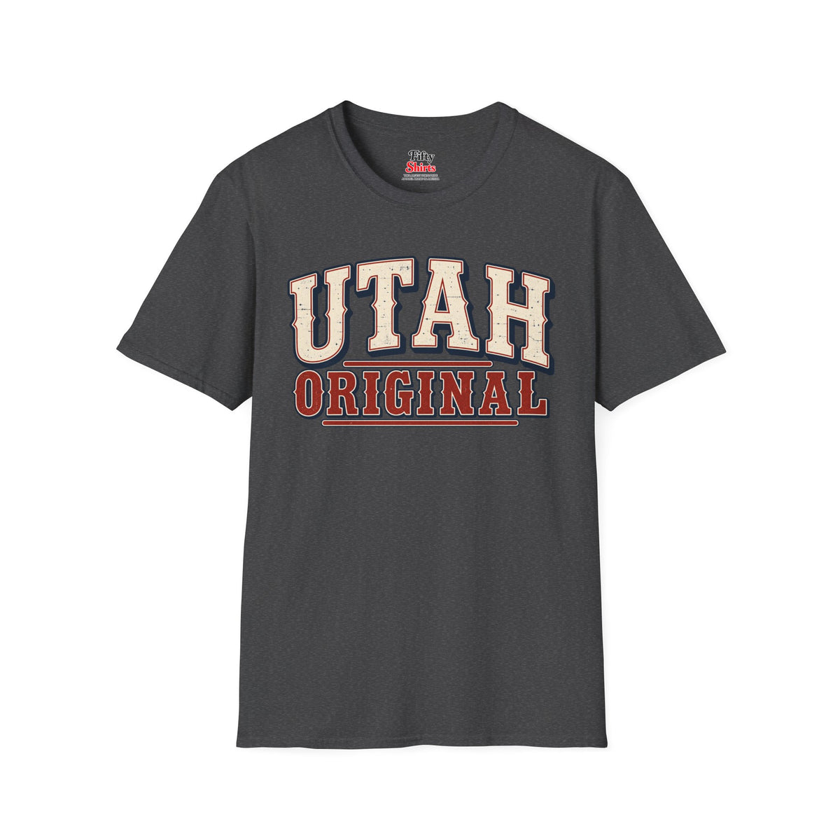 Utah Original Unisex Softstyle T Shirt State Name Graphic Tee