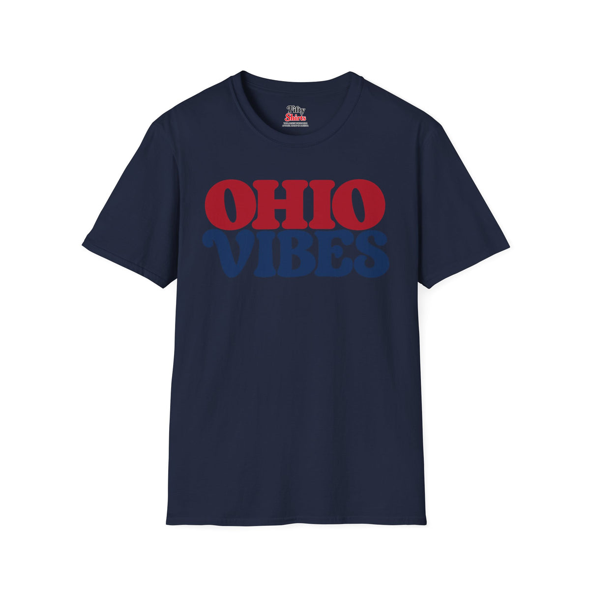 Ohio Vibes Unisex Softstyle T Shirt State Name Graphic Tee