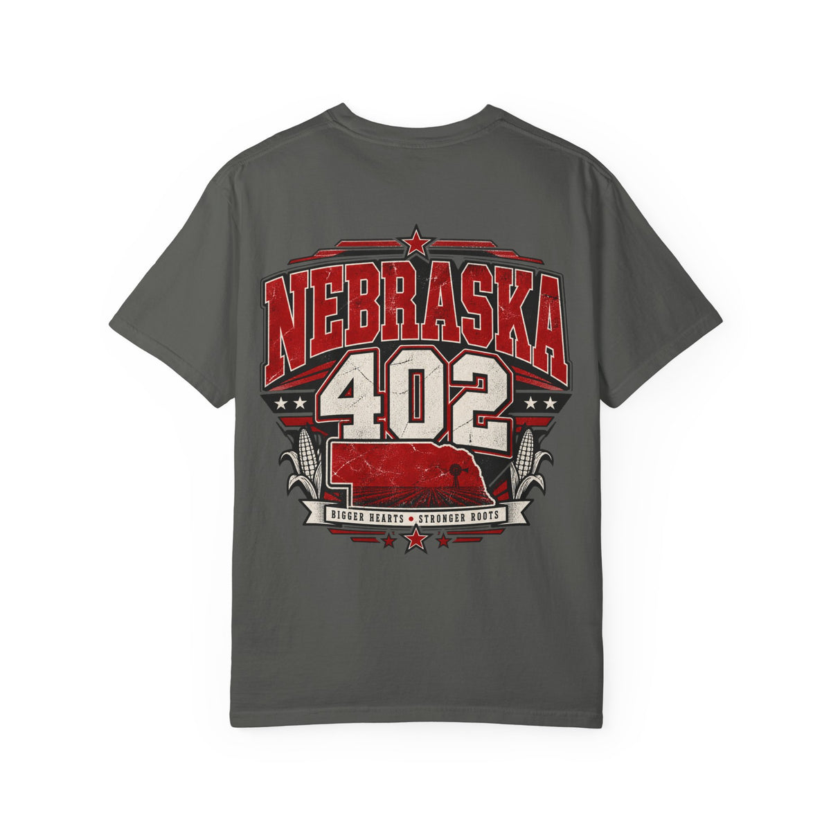 Nebraska 402 Unisex Comfort Color 1717 Streetwear Graphic Tee