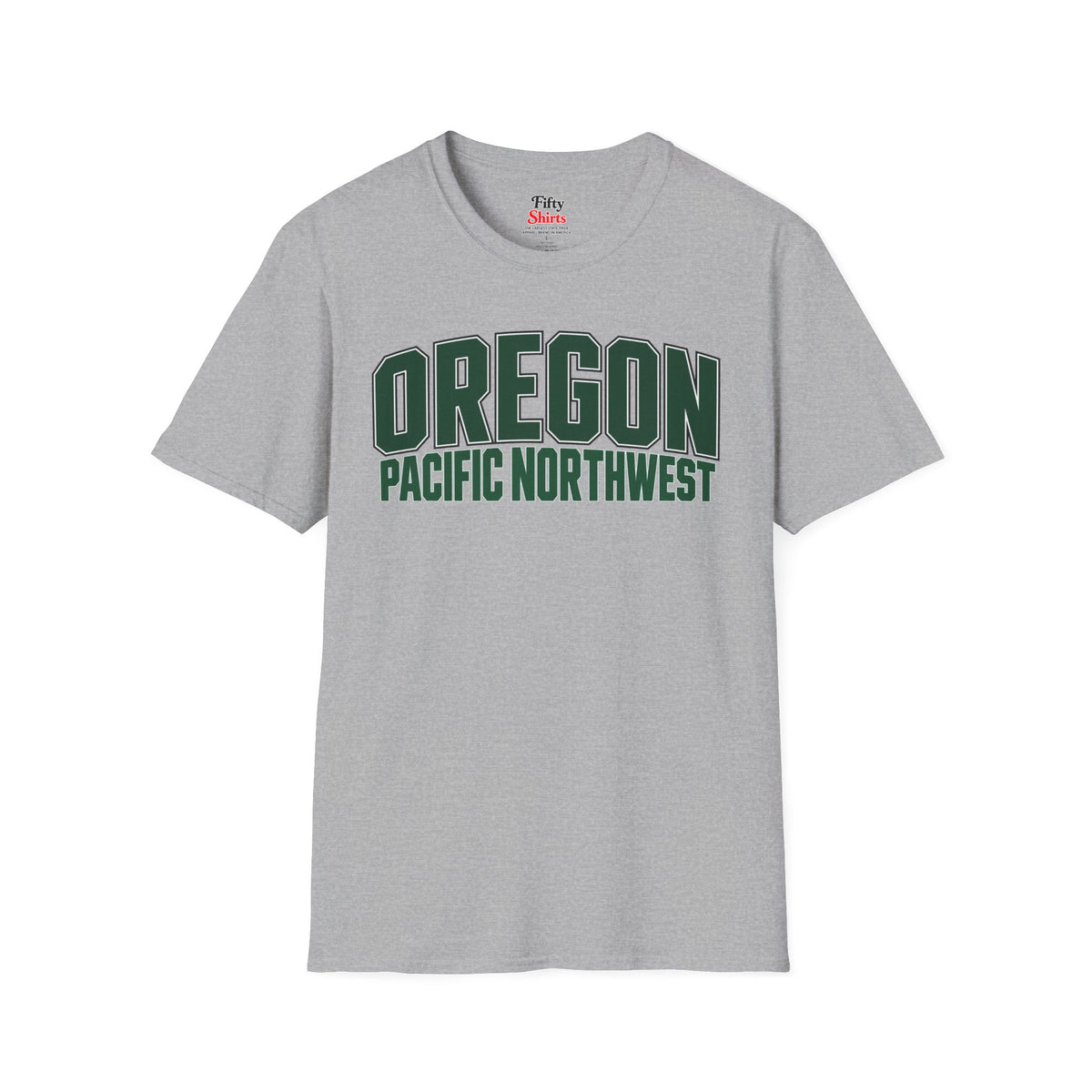 Oregon Pacific Northwest Unisex Softstyle T Shirt State Name Graphic Tee