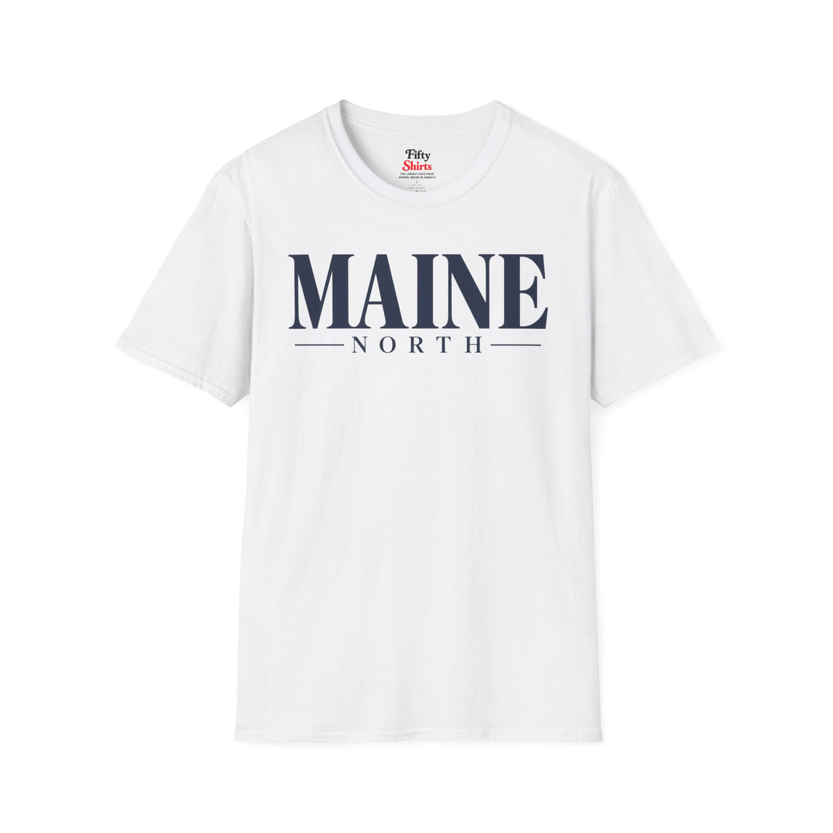 Maine North Unisex Softstyle T Shirt State Name Graphic Tee