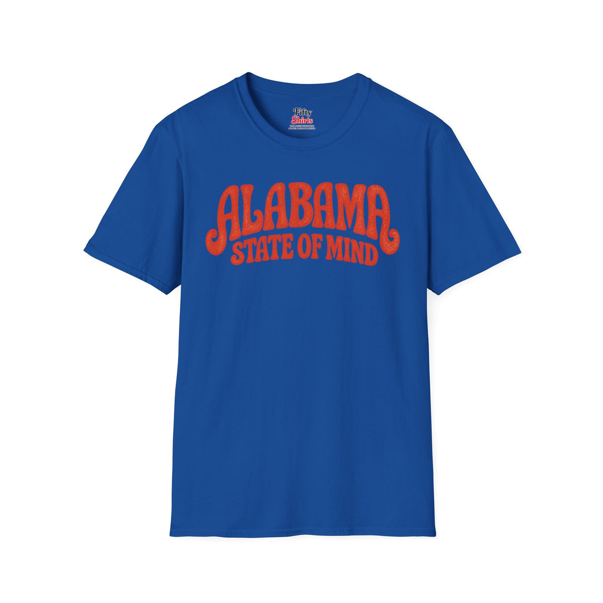 Alabama State of Mind Unisex Softstyle T Shirt State Name Graphic Tee