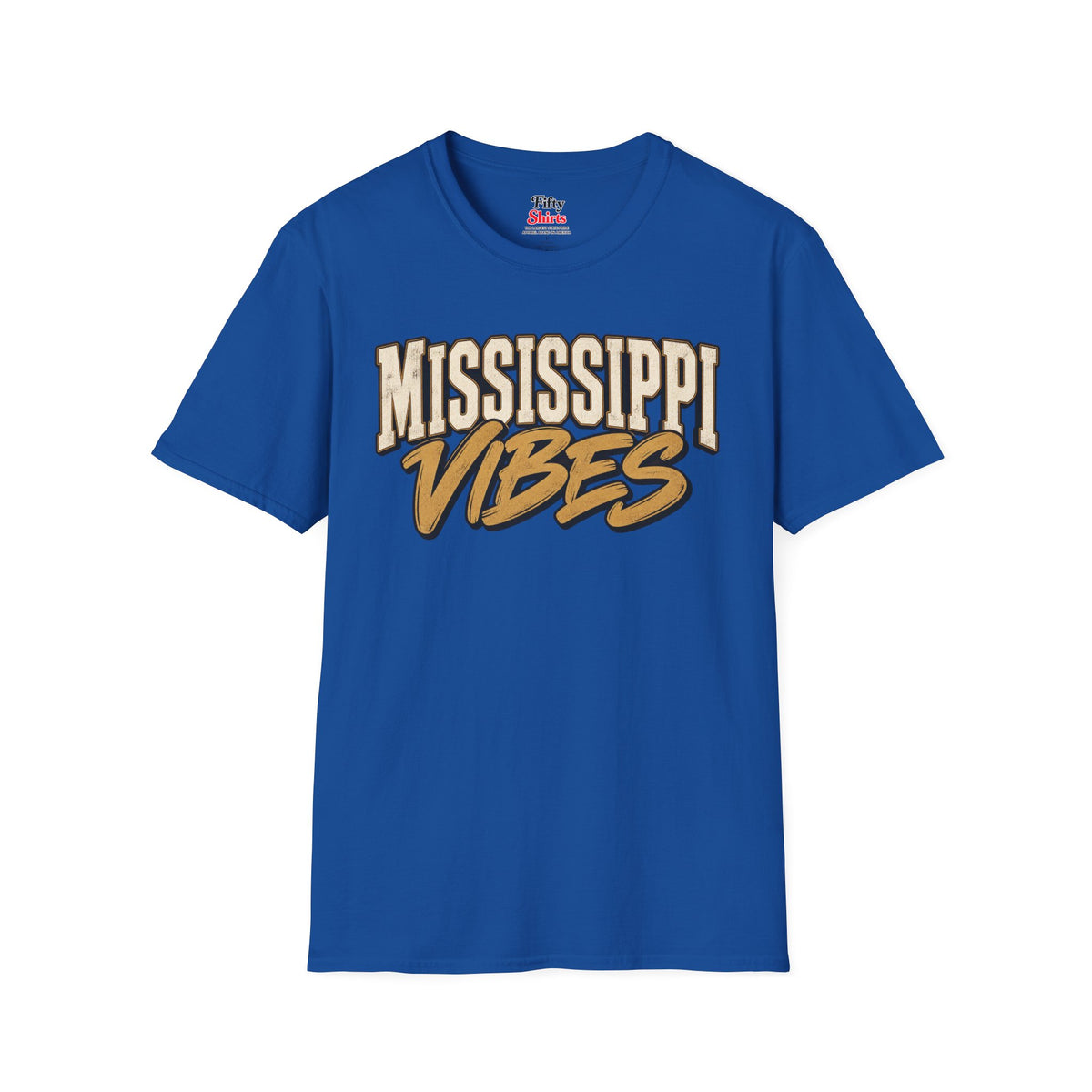 Mississippi Vibes Unisex Softstyle T Shirt State Name Graphic Tee