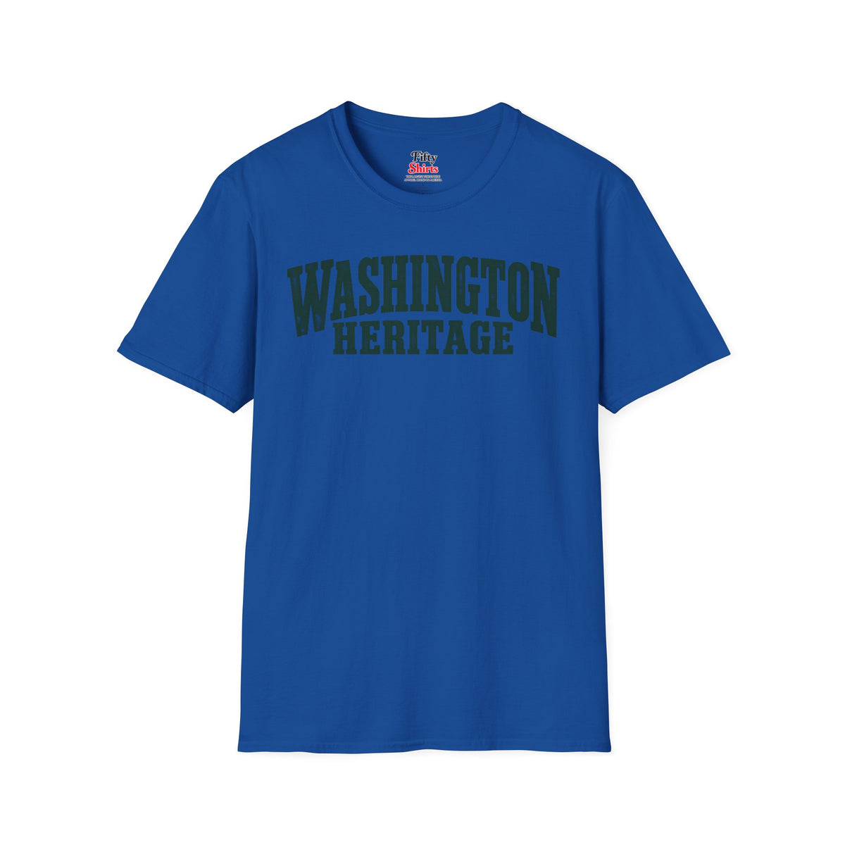 Washington Heritage Unisex Softstyle T Shirt State Name Graphic Tee