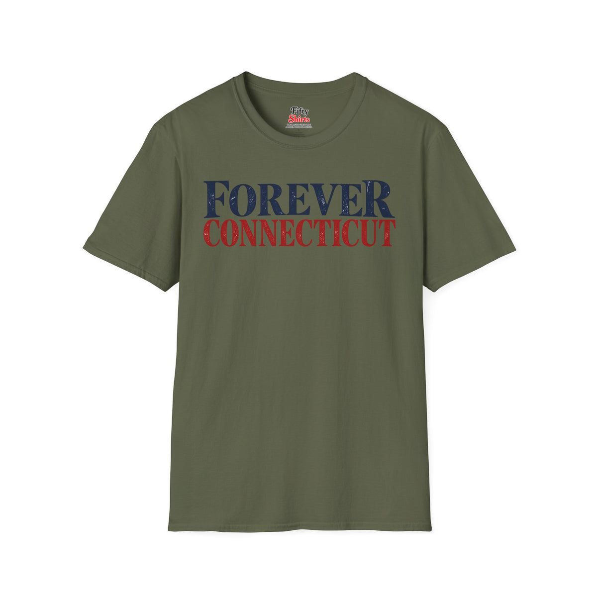Forever Connecticut Unisex Softstyle T Shirt State Name Graphic Tee