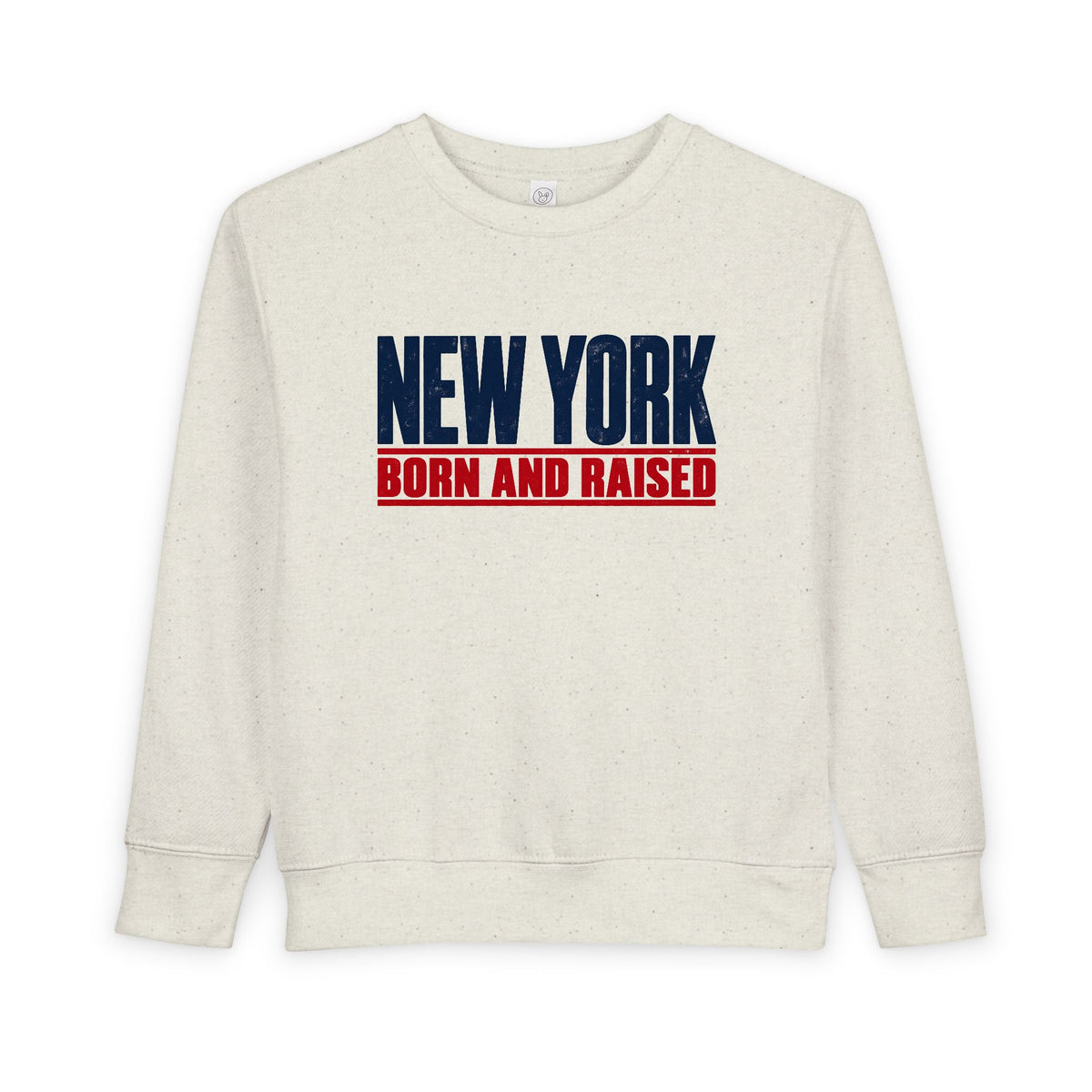 New York Born and Raised Minimal Modern Unisex Toddler Sweatshirt Graphic