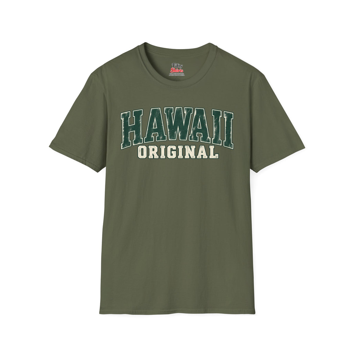 Hawaii Original Unisex Softstyle T Shirt State Name Graphic Tee