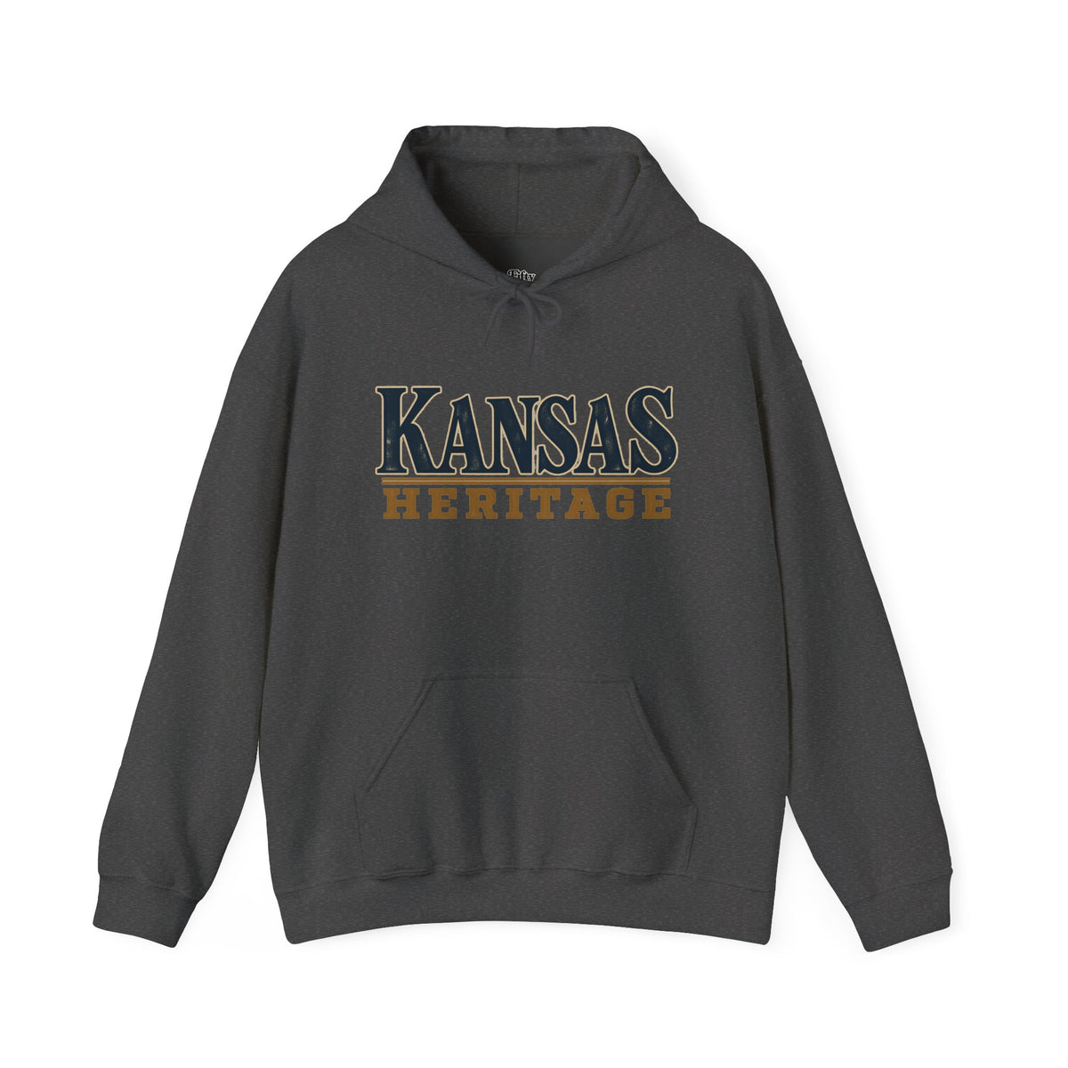 Kansas Heritage Unisex Hoodie State Name Graphic