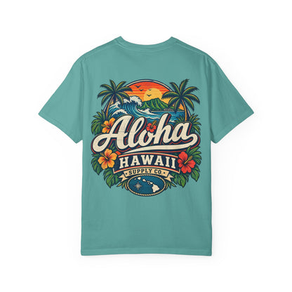 Hawaii Aloha Supply Co Unisex Comfort Color 1717 Streetwear Graphic Tee