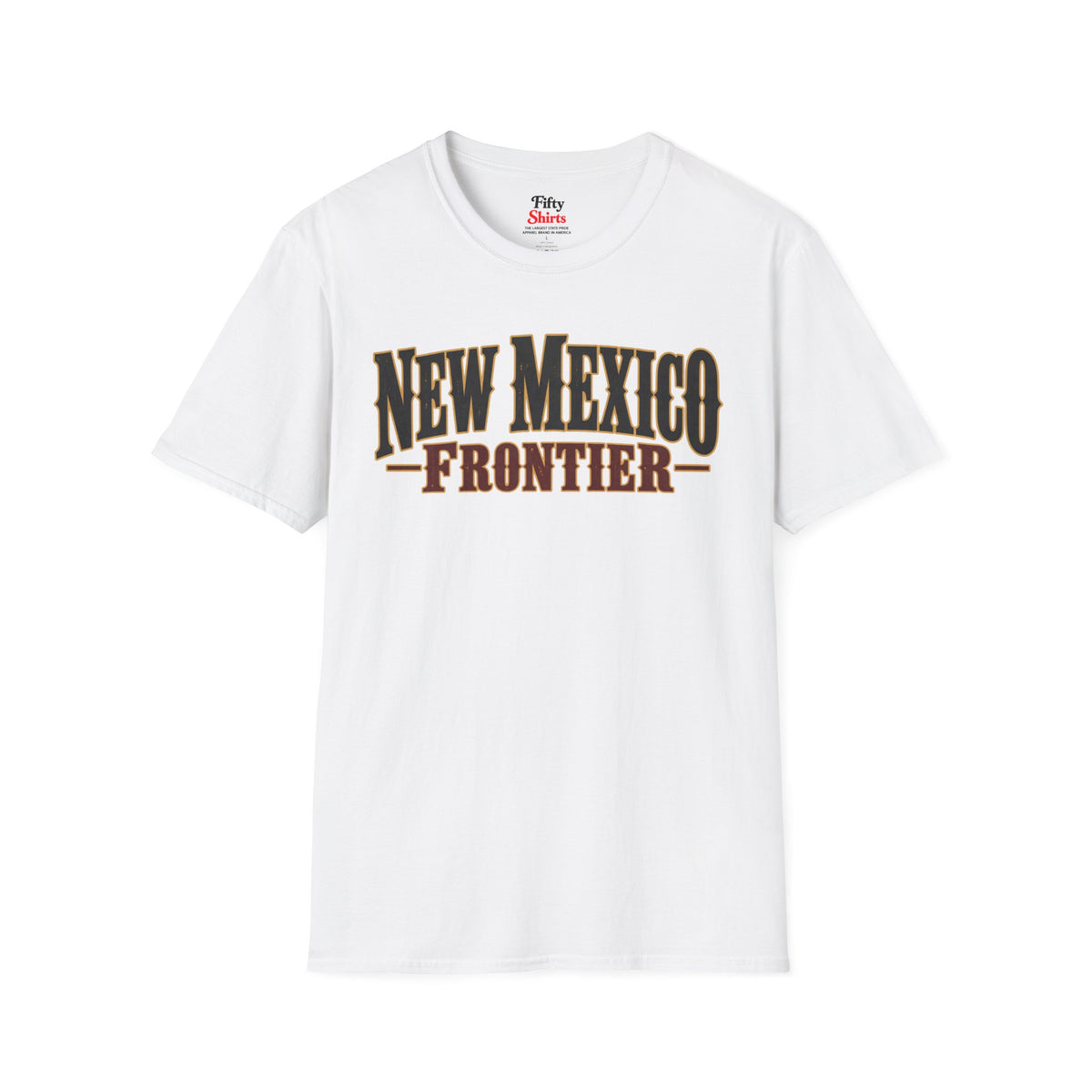 New Mexico Frontier Unisex Softstyle T Shirt State Name Graphic Tee