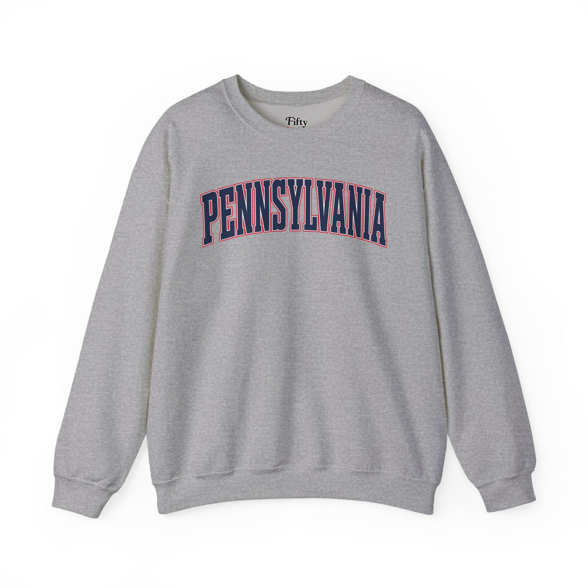 Pennsylvania Unisex Crewneck Sweatshirt State Name Graphic
