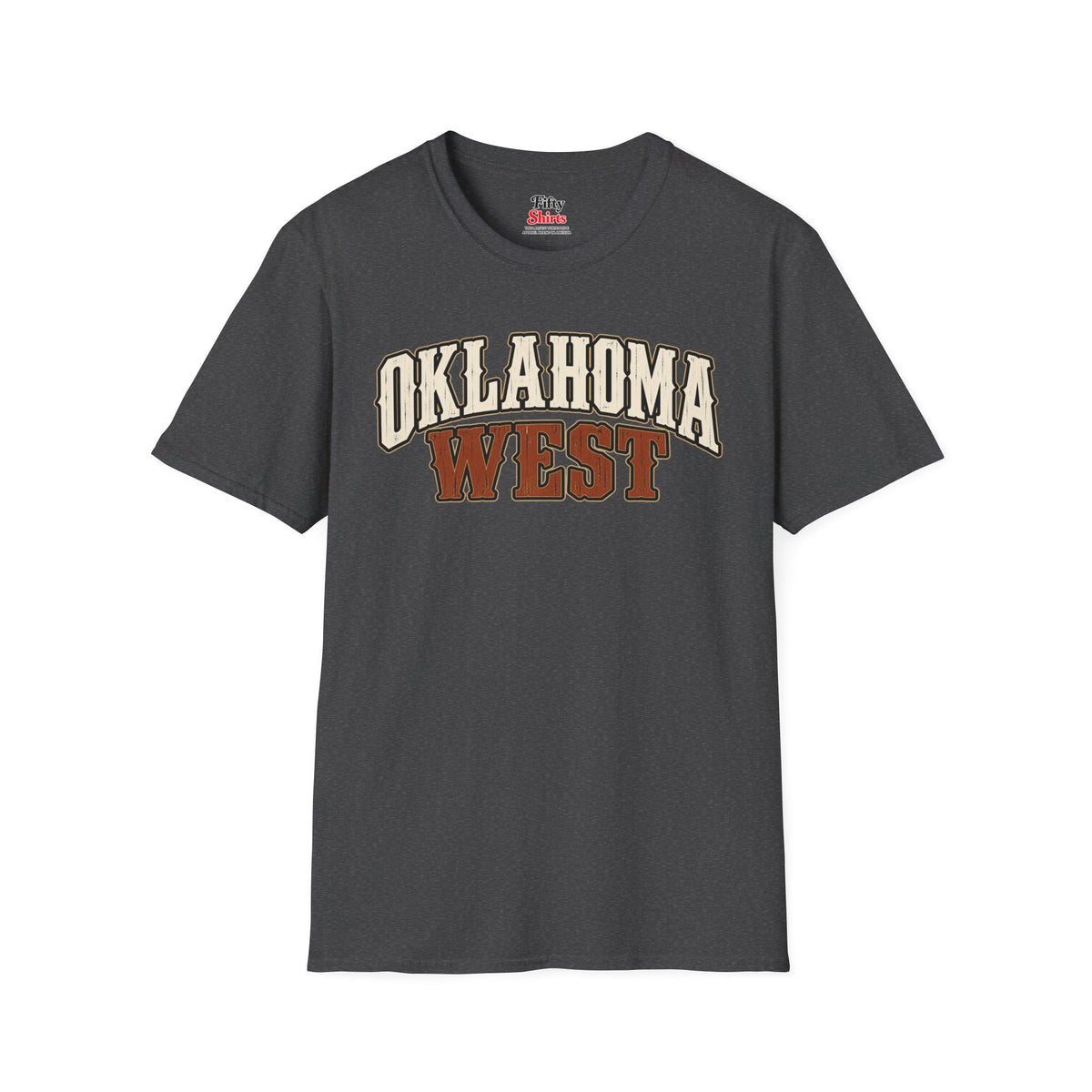 Oklahoma West Unisex Softstyle T Shirt State Name Graphic Tee