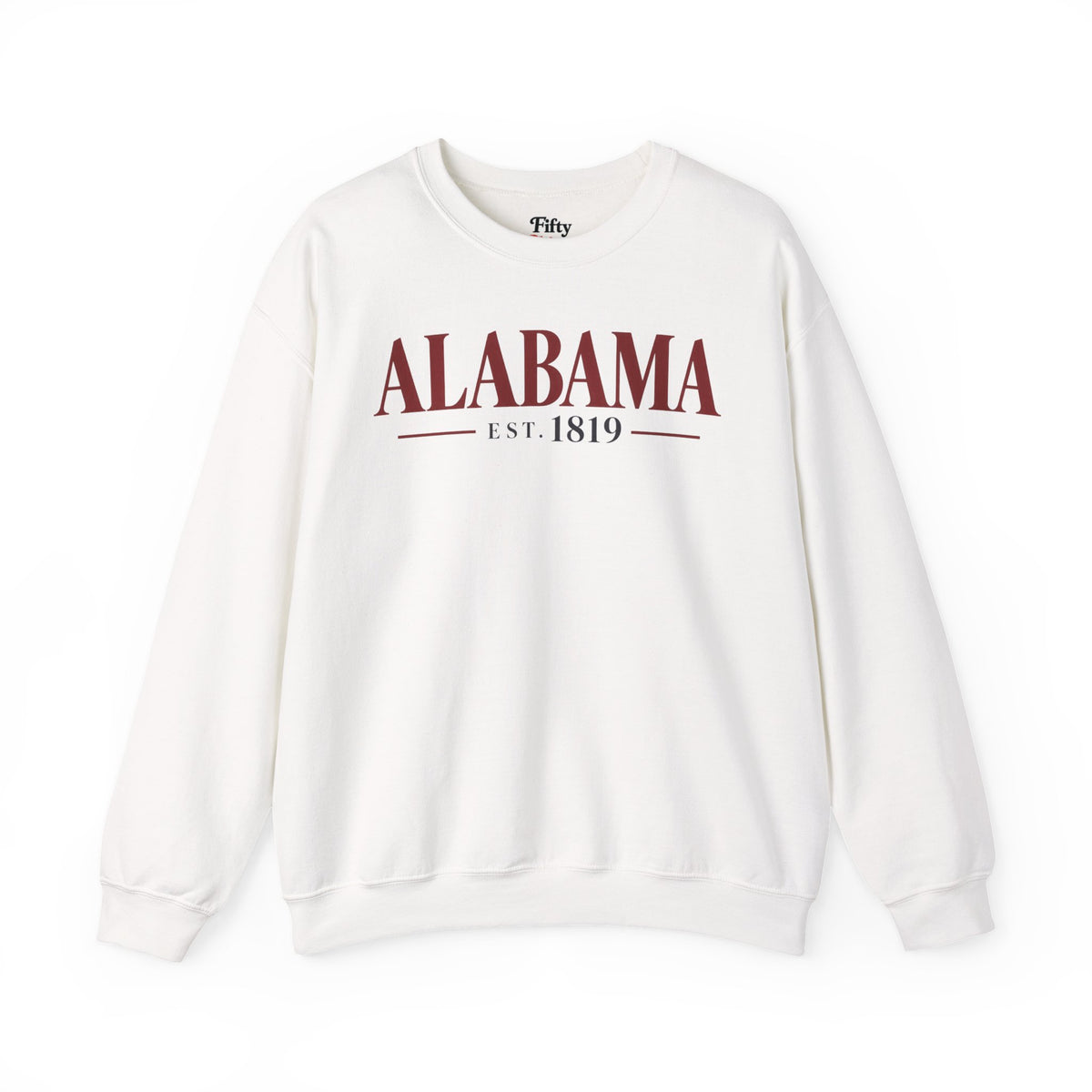 Alabama Est 1819 Unisex Crewneck Sweatshirt State Name Graphic