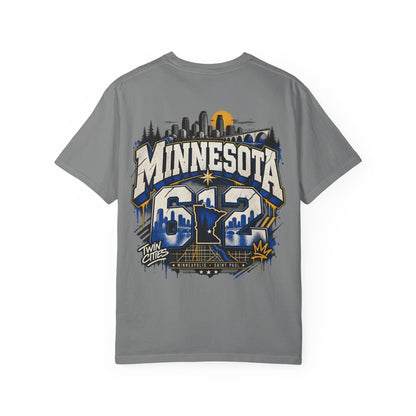 Minnesota 612 Unisex Comfort Color 1717 Streetwear Graphic Tee