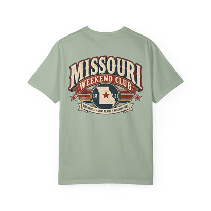 Missouri Weekend Club Unisex Comfort Color 1717 Streetwear Graphic Tee
