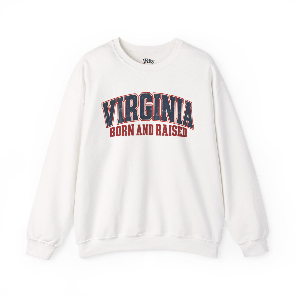 Virginia Born and Raised Vintage Workwear Unisex Sweatshirt Graphic