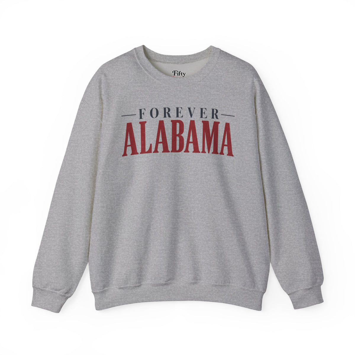 Forever Alabama Unisex Crewneck Sweatshirt State Name Graphic