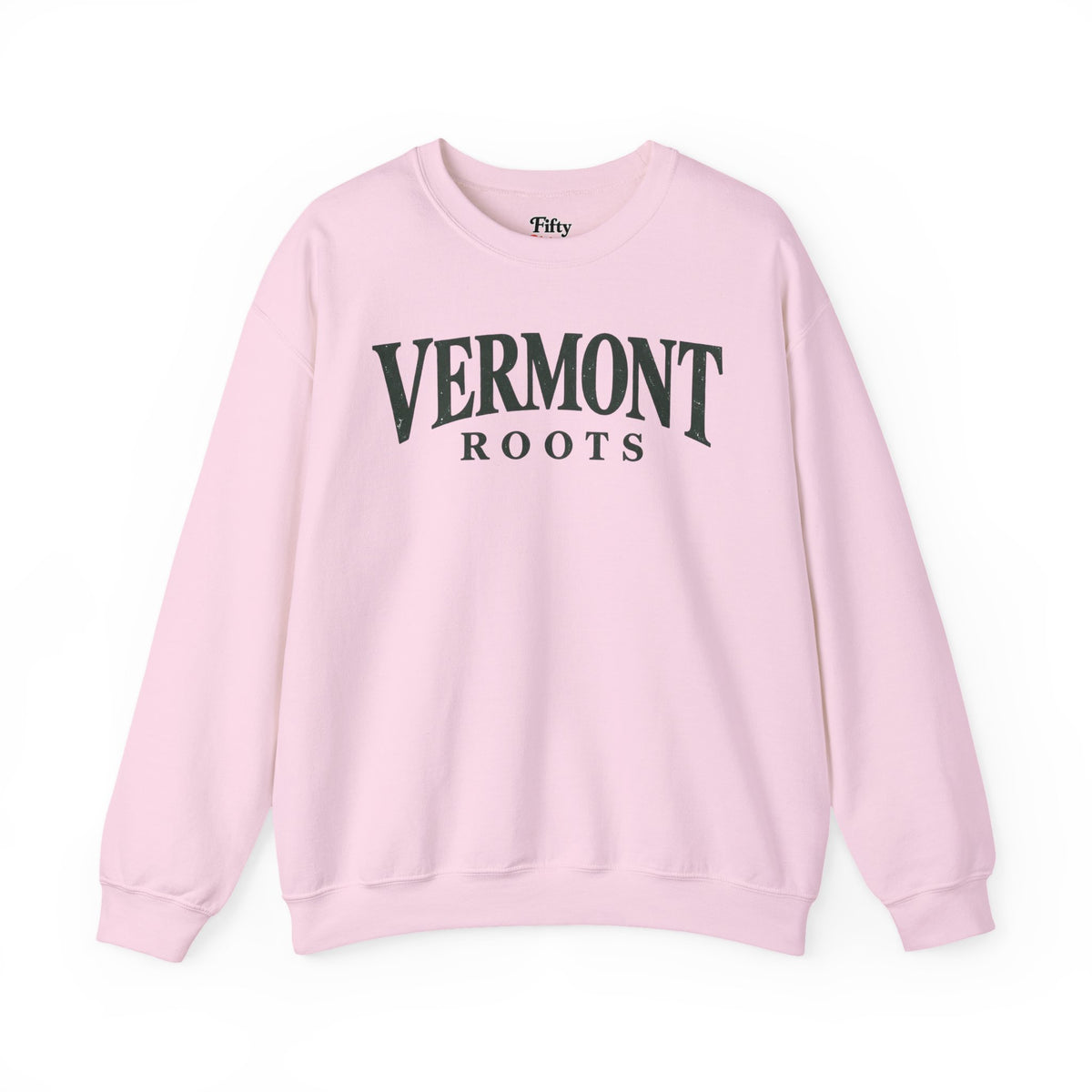 Vermont Roots Unisex Crewneck Sweatshirt State Name Graphic