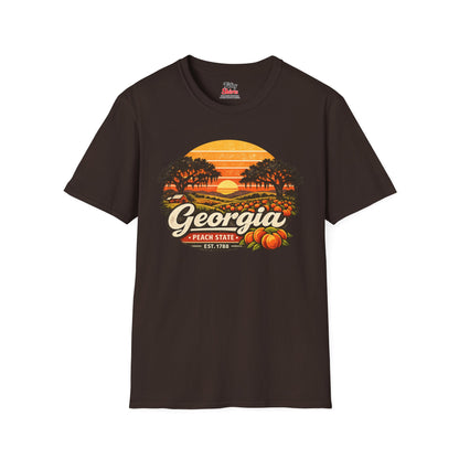Georgia Southern Sunset Unisex Softstyle T Shirt State Pride Graphic Tee Collections FS03