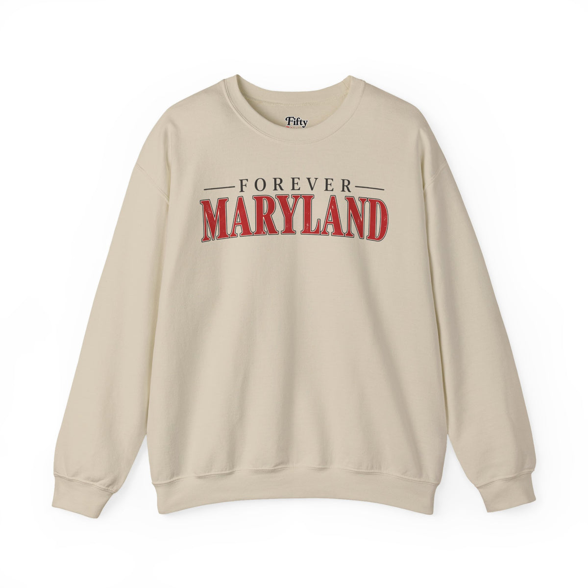 Forever Maryland Unisex Crewneck Sweatshirt State Name Graphic