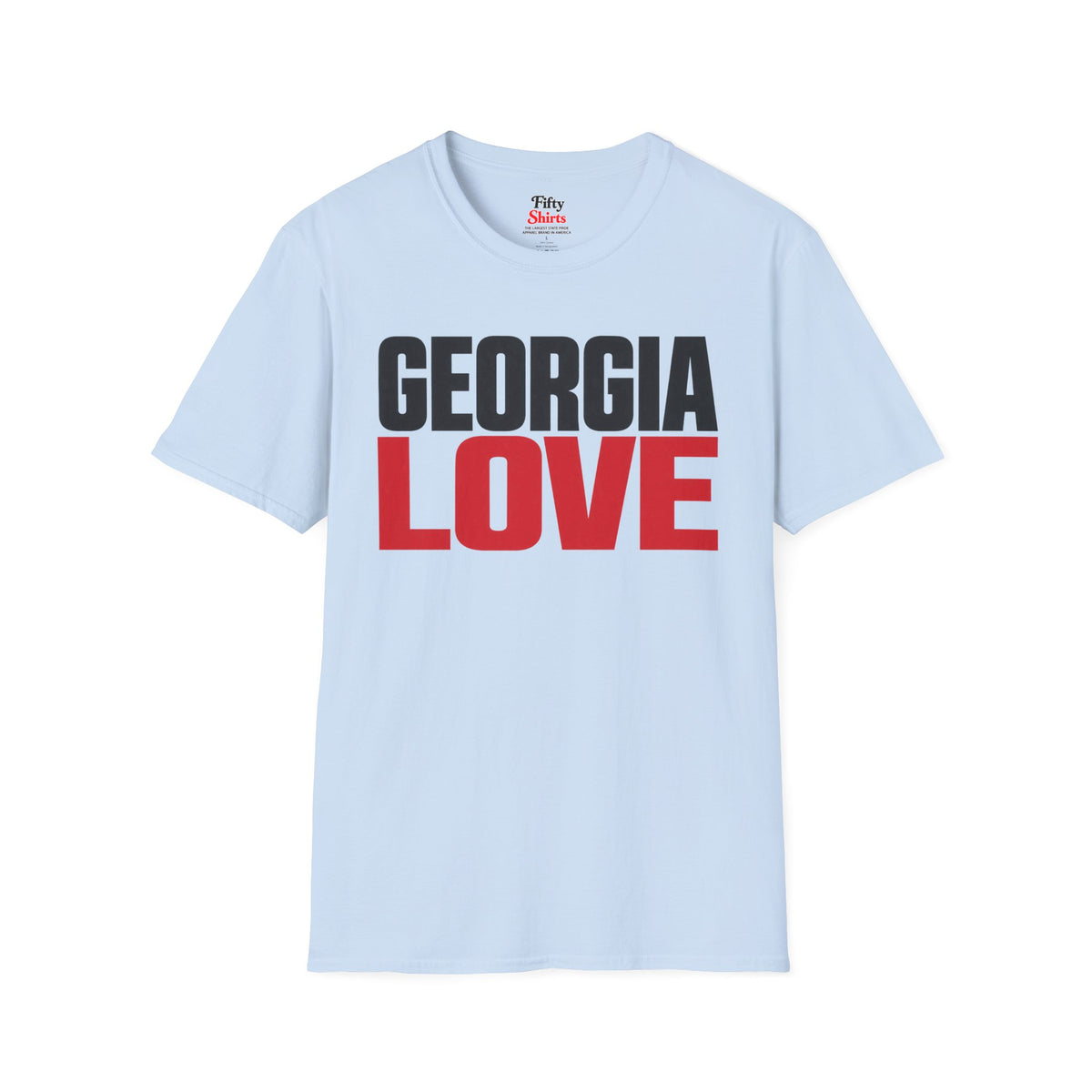 Georgia Love Unisex Softstyle T Shirt State Name Graphic Tee
