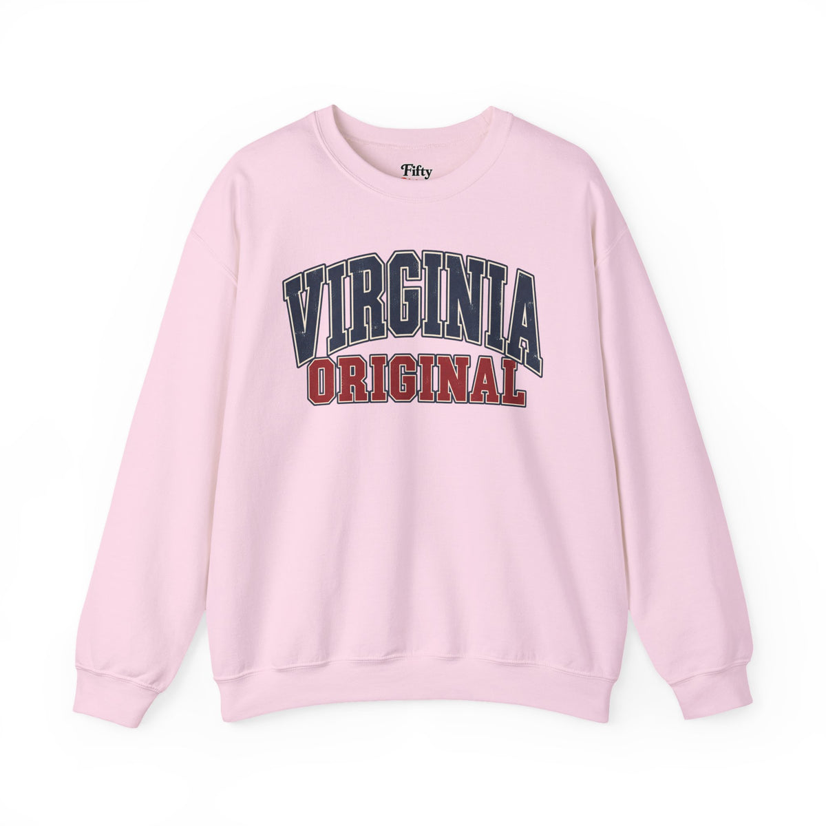 Virginia Original Unisex Crewneck Sweatshirt State Name Graphic
