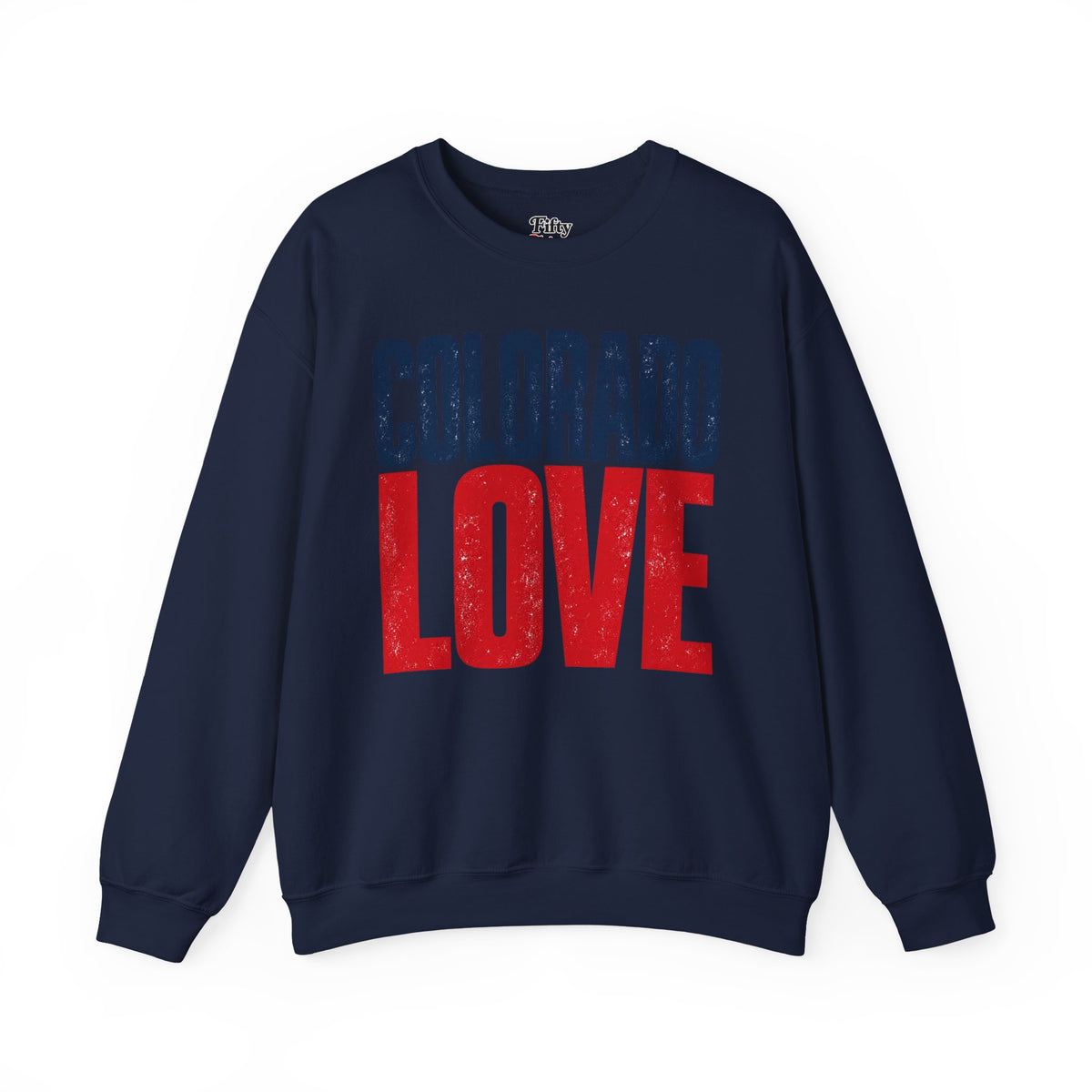Colorado Love Unisex Crewneck Sweatshirt State Name Graphic