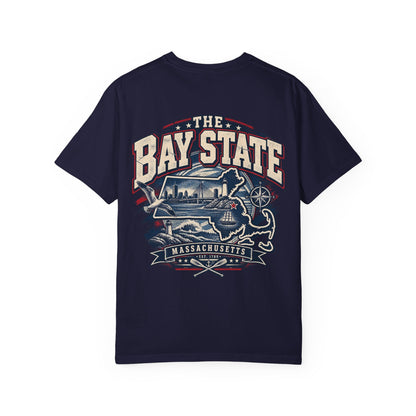 Massachusetts Bay State Streetwear Unisex Comfort Color 1717 Streetwear Graphic Tee