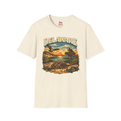 Delaware Wildlife Unisex Softstyle T Shirt State Pride Graphic Tee Collections FS03