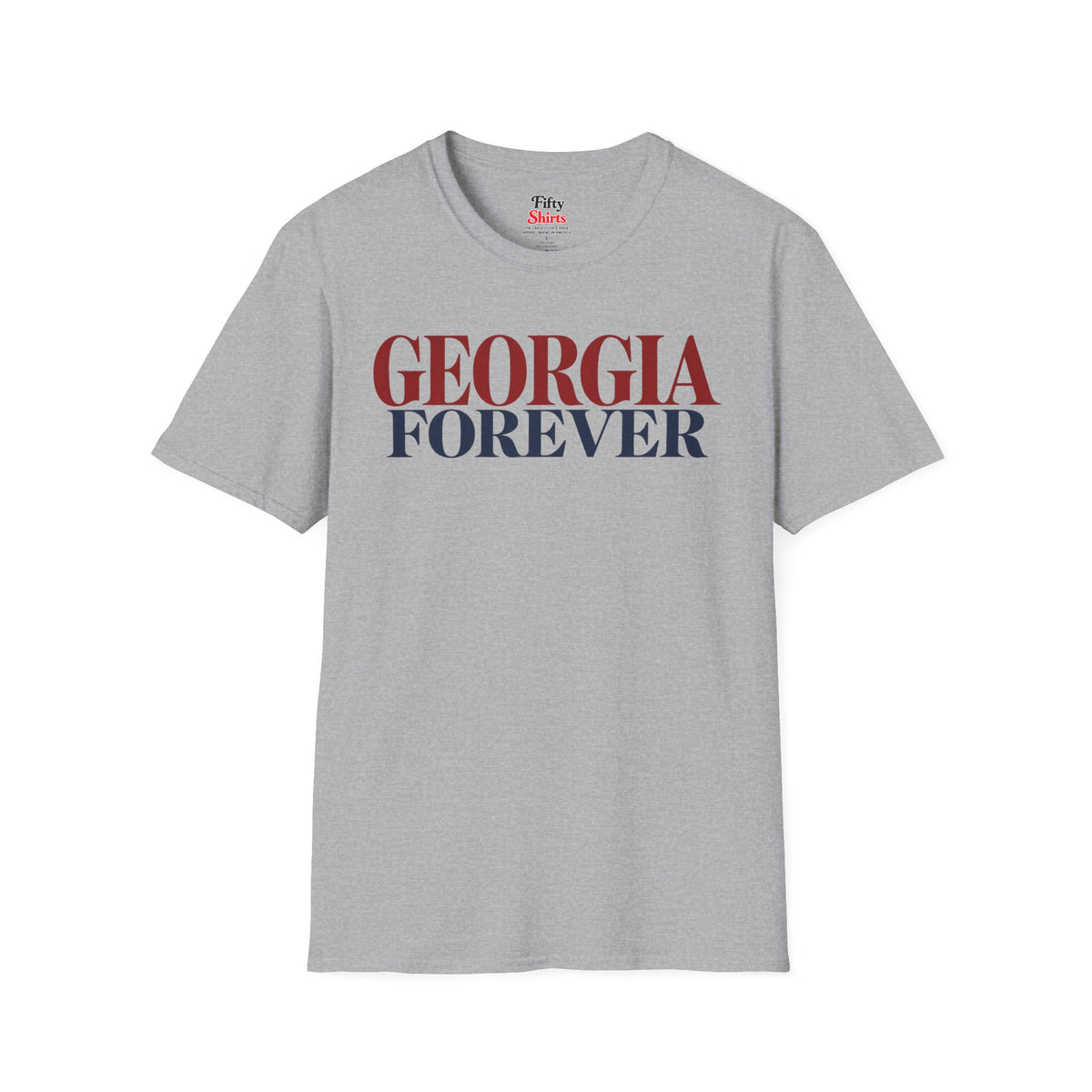 Georgia Forever Unisex Softstyle T Shirt State Name Graphic Tee