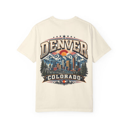 Denver Colorado  Unisex Comfort Color 1717 Streetwear Graphic Tee