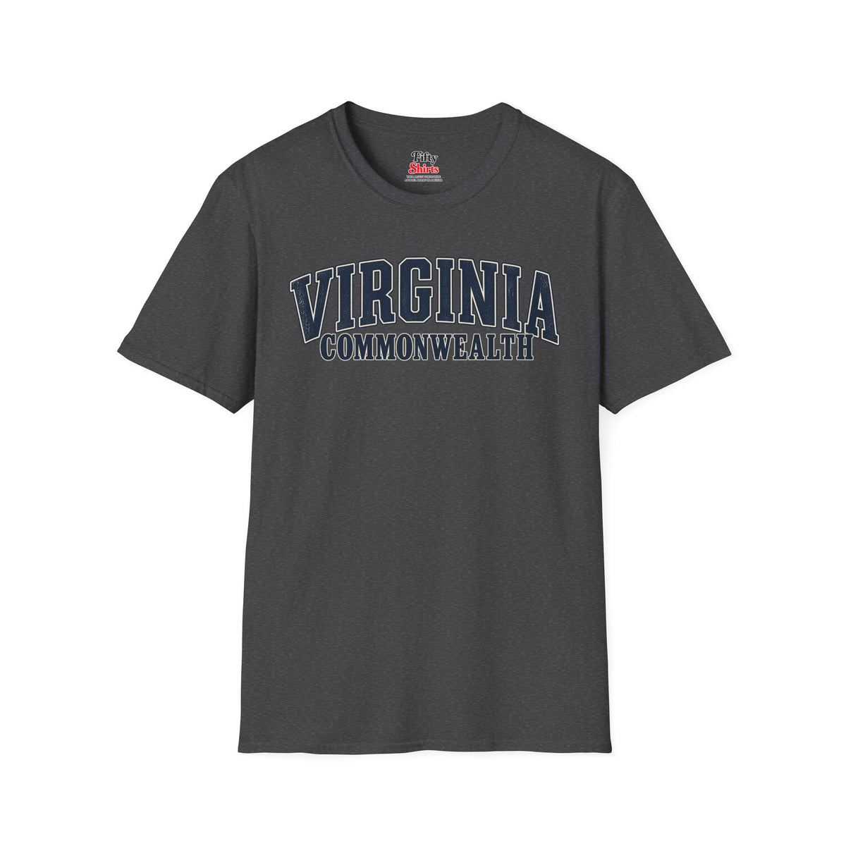 Virginia Commonweatlh Unisex Softstyle T Shirt State Name Graphic Tee