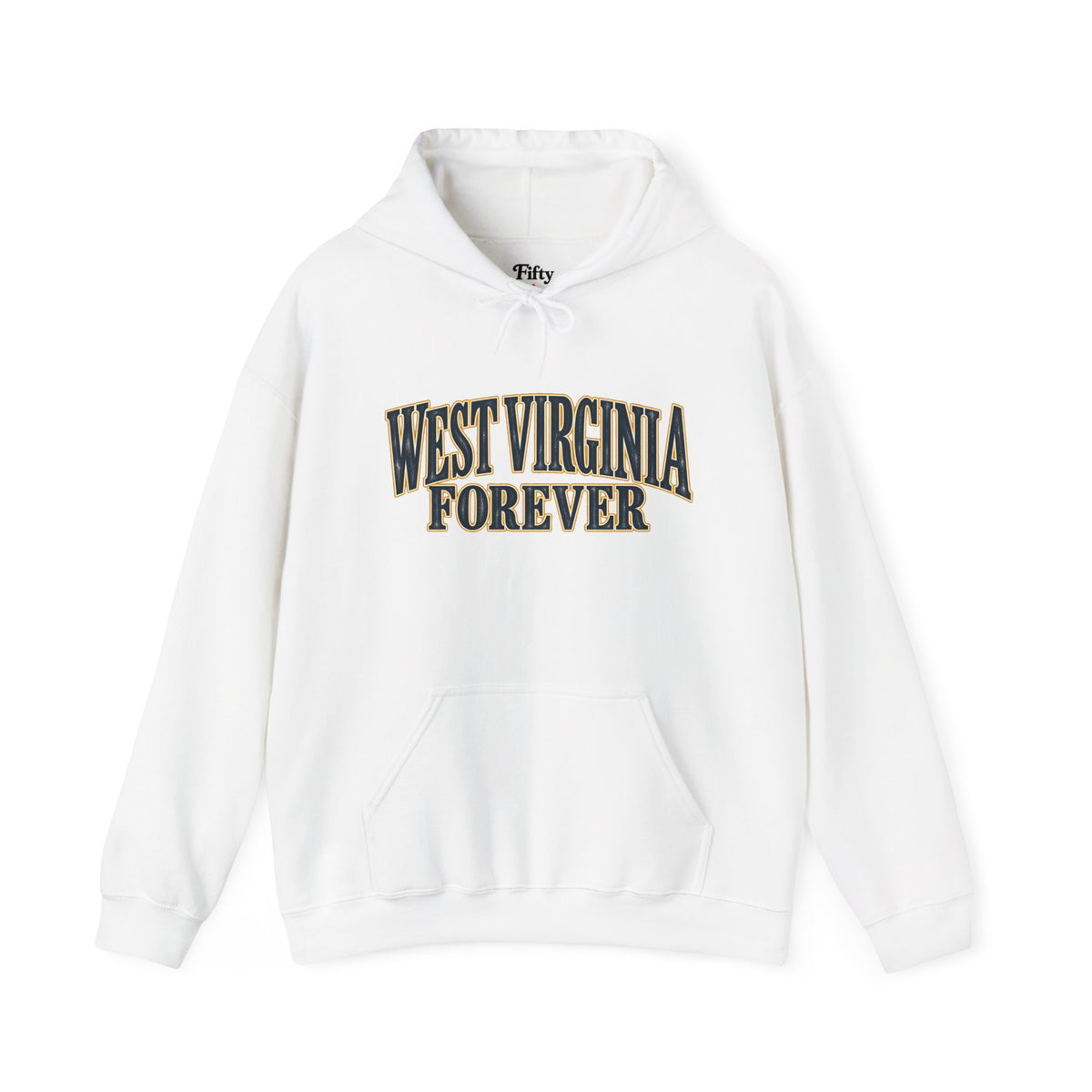 West Virginia Forever Unisex Hoodie State Name Graphic