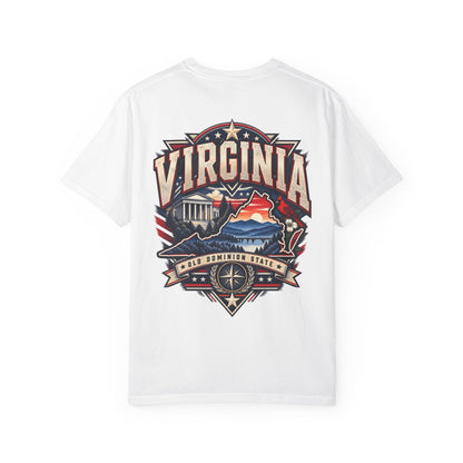 Virginia Premium Streetwear Unisex Comfort Color 1717 Streetwear Graphic Tee