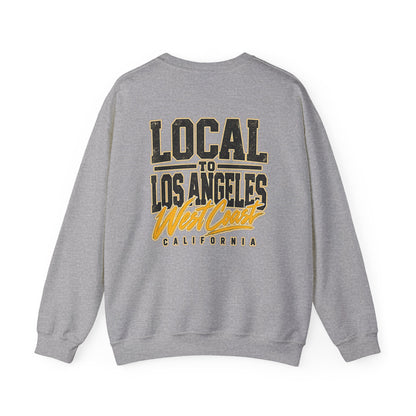 Local to Los Angeles West Coast California Unisex Crewneck Sweatshirt Graphic