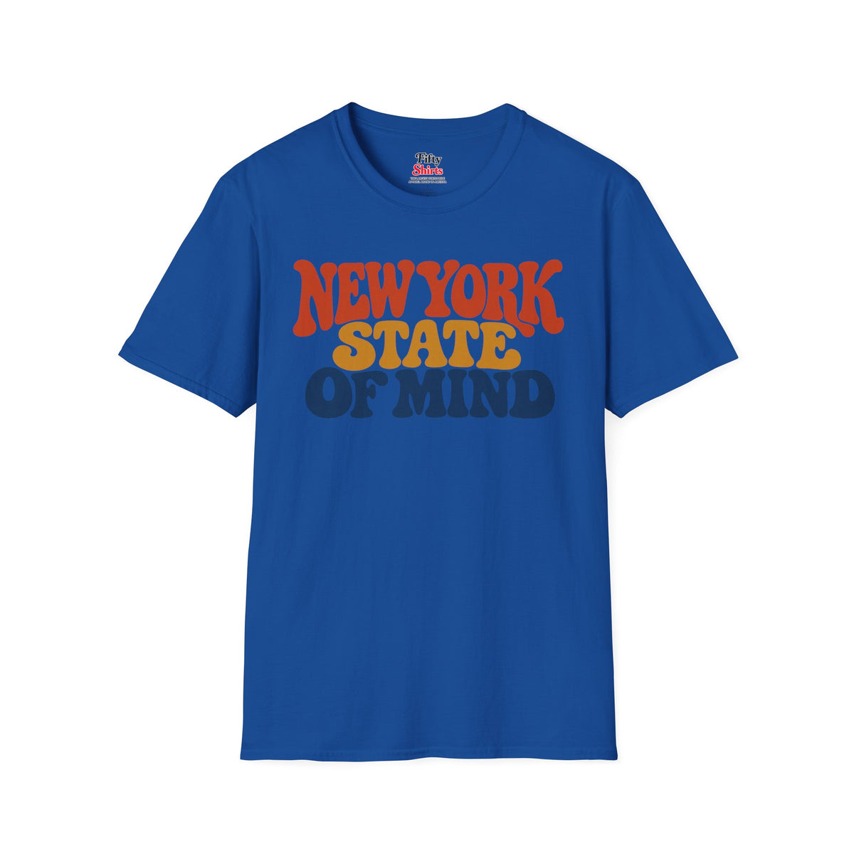 New York State Of Mind Unisex Softstyle T Shirt State Name Graphic Tee