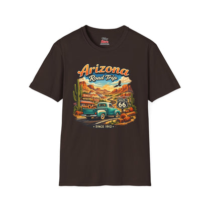 Arizona Roadtrip Unisex Softstyle T Shirt State Pride Graphic Tee Collections FS03
