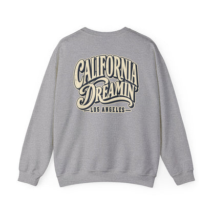California Dreamin’ Los Angeles Unisex Crewneck Sweatshirt Graphic