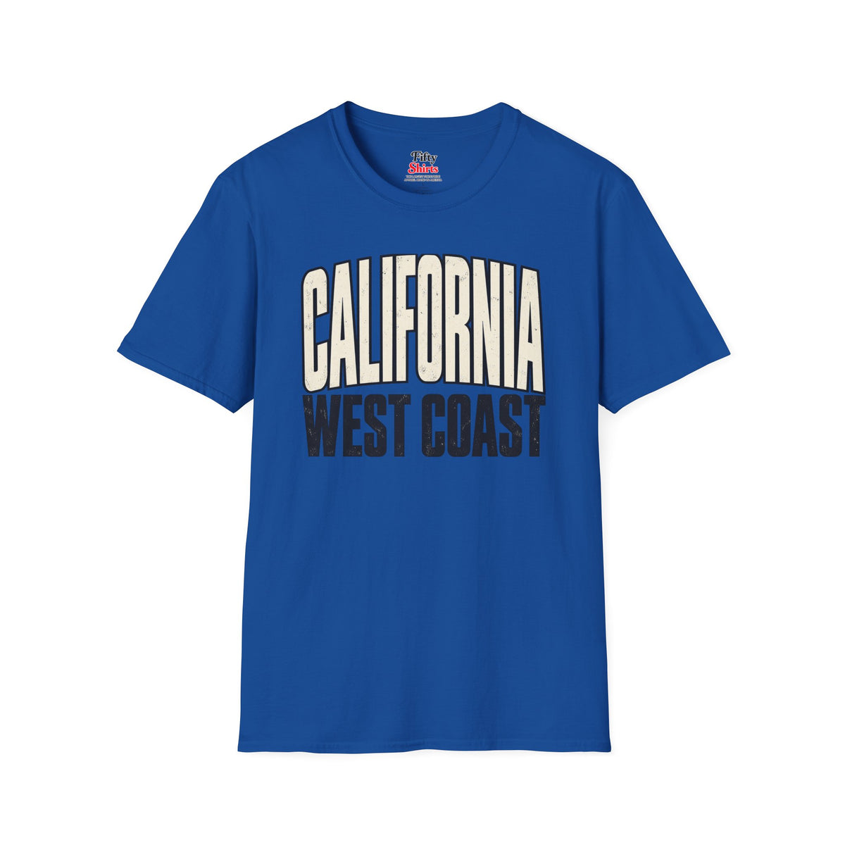 California West Coast Unisex Softstyle T Shirt State Name Graphic Tee (1)