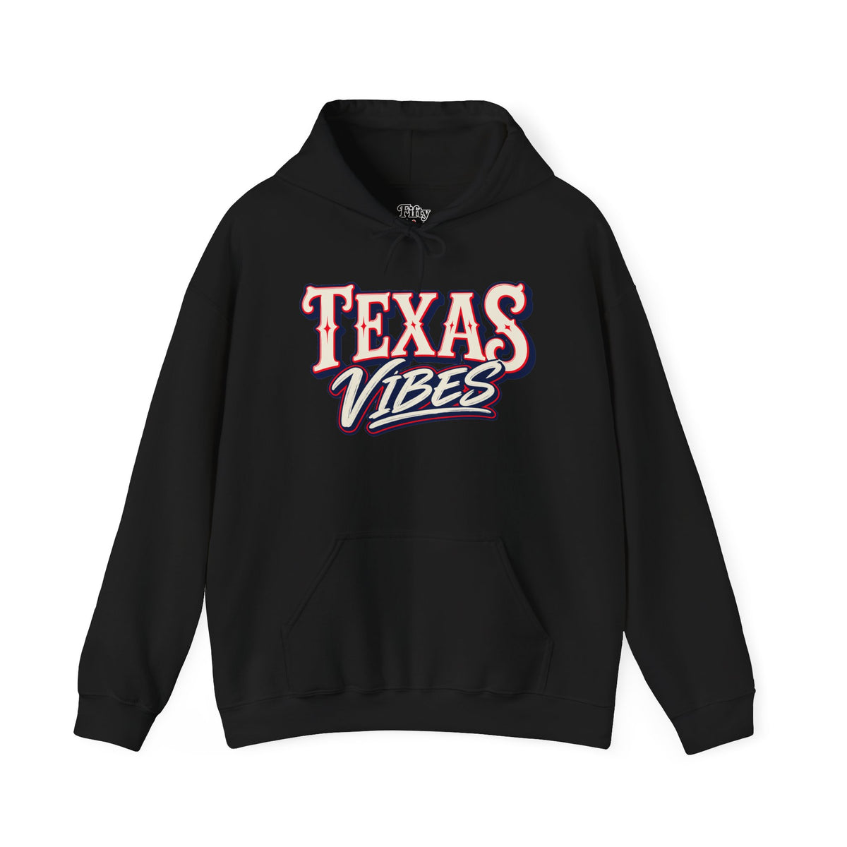 Texas Vibes Unisex Hoodie State Name Graphic